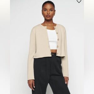 Medium Reformation Maxime Cotton Cardigan